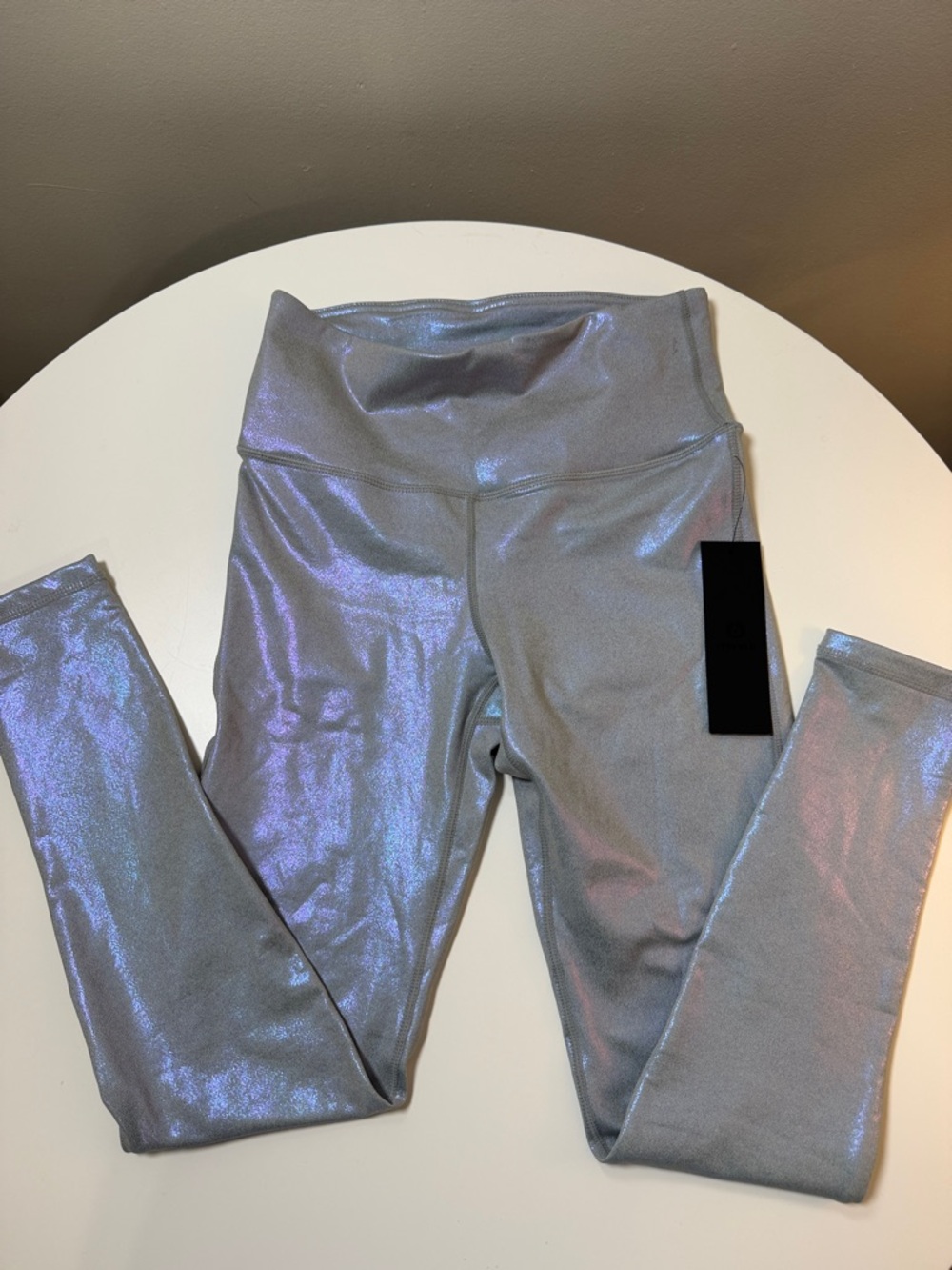 Mono‎ B Iridescent Gray High-Waist Leggings
